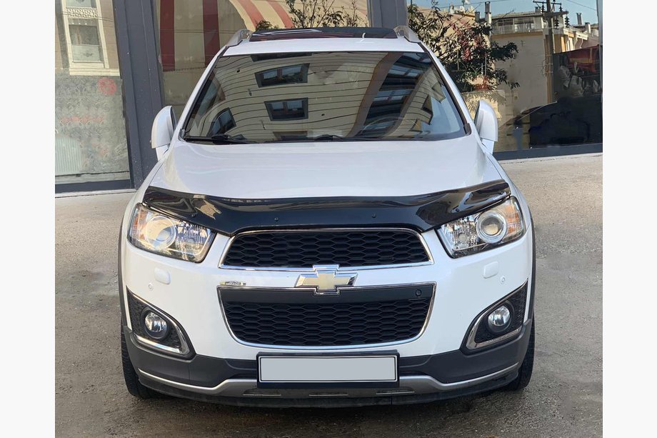 Chevrolet Captiva 2006-2019 гг. Дефлектор капота 2012+ EU (EuroCap) Image