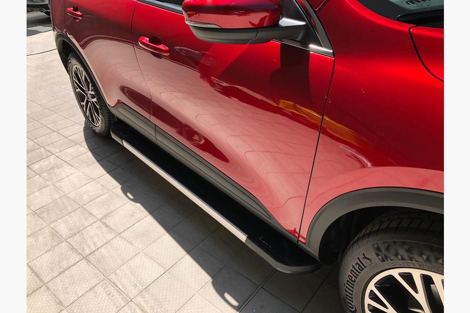 Ford Kuga/Escape 2019- гг. Боковые пороги RedLine V1 (2 шт., алюминий) Image