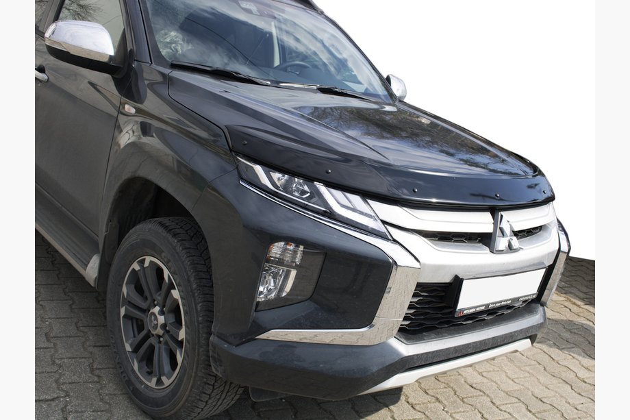 Mitsubishi L200 2015-2024 гг. Дефлектор капота (2019+, EuroCap) Фото 1