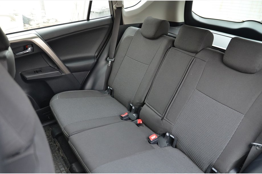Toyota Rav 4 2013-2018 гг. Авточехлы (Эко-кожа↗Ткань, Premium) Фото 3