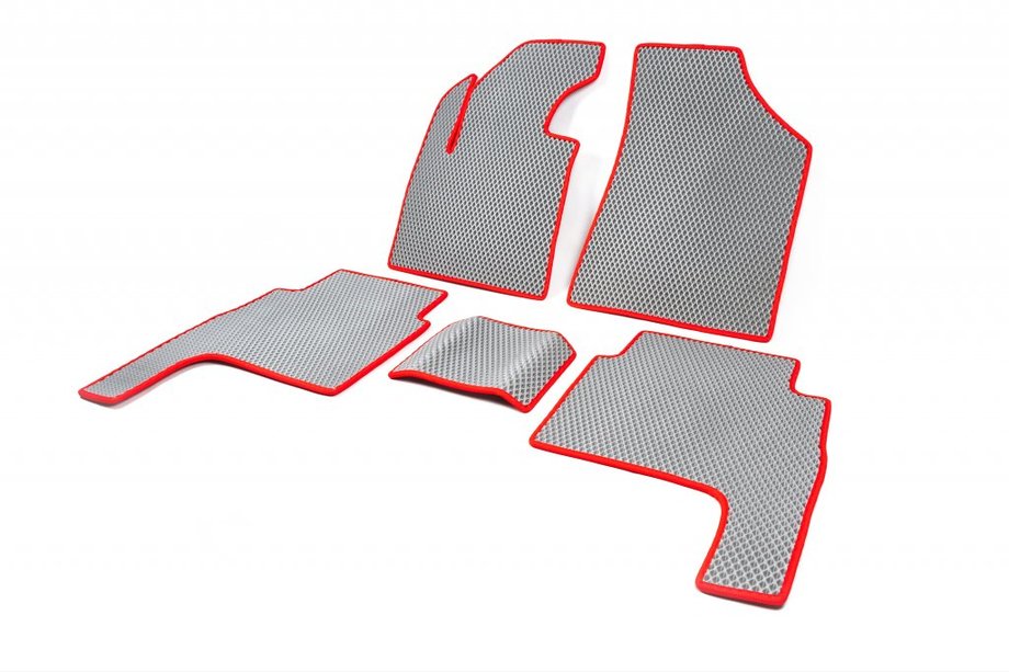 Hyundai Santa Fe 2 2006-2012 гг. Коврики EVA (Серые) 2006-2010 Image