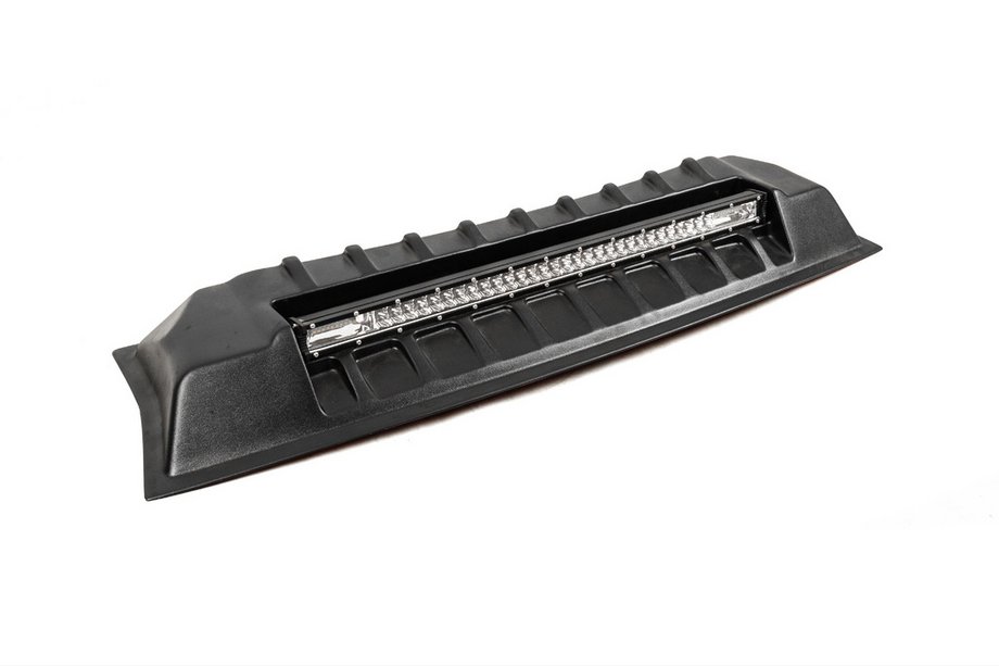 Nissan NP300 1999-2015 гг. Козырек лобового стекла V3 (LED) Фото 7