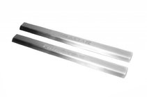 Nissan Primastar 2002-2014 гг. Накладки на пороги Laser-Style (2 шт, сталь) фото 1