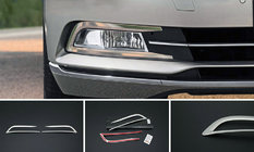 Volkswagen Passat B8 2015-2023 гг. Накладки на противотуманные фары 2015-2018 (2 шт, нержавейка) фото 1
