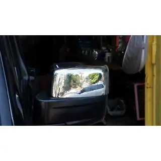 Накладки на Зеркала (2 шт., Нержавейка) Dodge Nitro 2006-2011 гг. фото 2