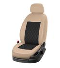 Авточехлы экокожа+ткань+алькантара Eco Prestige Antara (полный салон) фото 11