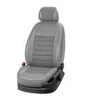 Renault Master 2011-2023 гг. Авточехлы ЭкоКожа+Ткань+Алькантара Vip Elite 2020 (Передние) фото 2