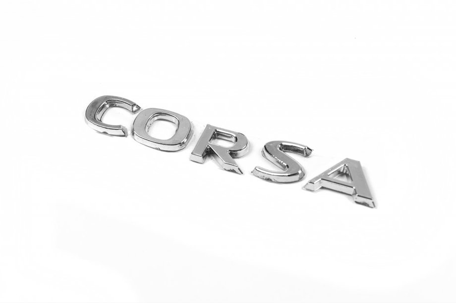 Opel Corsa D 2007-2014 гг. Надпись Corsa 12.5см x 1.6см Фото 2