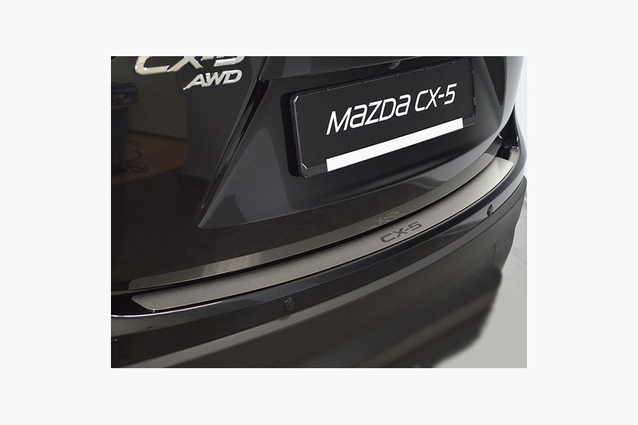 Mazda CX-5 2012-2017 гг. Накладка на задний бампер Natanika (нержавейка) Image
