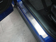 Mazda CX-7 2006-2012 гг. Накладки на пороги Nataniko (4 шт., нержавейка) фото 2
