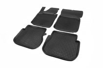Volkswagen Caddy 2004-2010 гг. Резиновые коврики с бортиком (4 шт, Polytep) фото 1