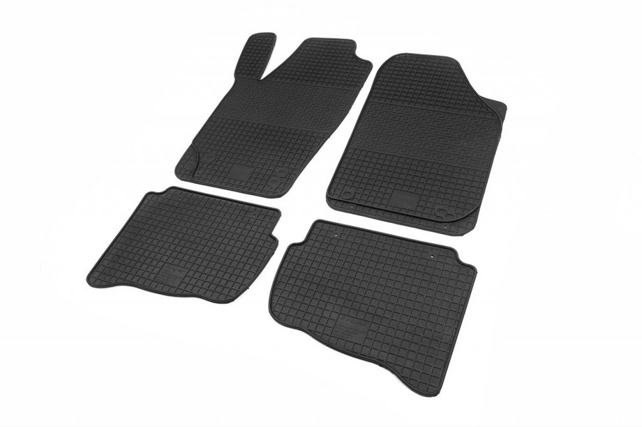 Skoda Fabia 2007-2014 гг. Резиновые коврики (4 шт, Polytep) Image