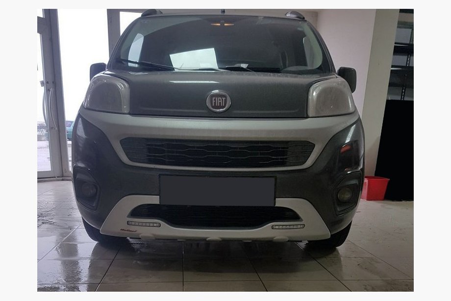 Citroen Nemo 2007-2017 гг. Передняя губа LED (2014+, под покраску) Image
