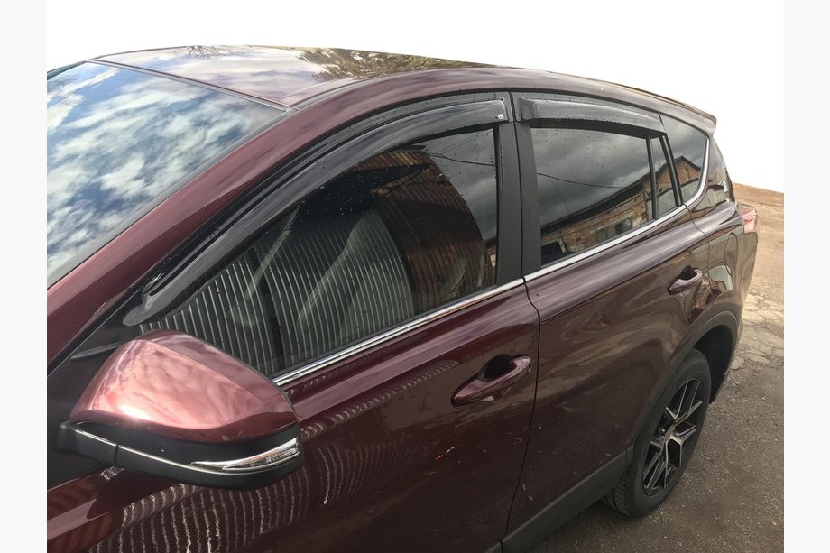 Toyota Rav 4 2013-2018 гг. Ветровики на окна (4 шт, EGR) Image