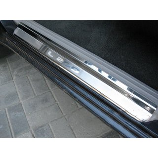 Накладки на пороги Nataniko (2 шт., нержавейка) Mitsubishi L200 2006-2015 гг.