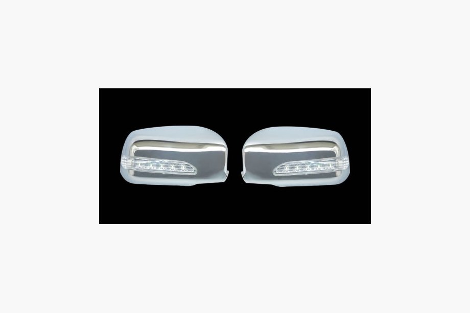 Hyundai Sonata NF 2004-2009 гг. Накладки на Зеркала LED (2 шт., пластик) Image