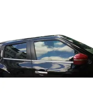 Окантовка окон нержавейка (4 шт) Nissan Juke 2010-2019 гг. фото 4