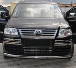 Volkswagen Sharan 1995-2010 гг. Передняя защита ST008 (нержавейка) фото 1