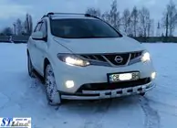 Nissan Murano 2008-2014 гг. Передняя защита ST015 (нержавейка) фото 2