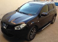 Nissan Qashqai 2010-2014 гг. Боковые пороги RedLine V1 (2 шт., алюминий) фото 1