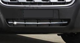 Renault Master 2011-2023 гг. Накладка на бампер из нержавеющей стали фото 2