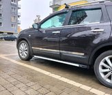 Nissan Qashqai 2010-2014 гг. Боковые Подножки Maya V1 (2 шт., Алюминий) фото 1