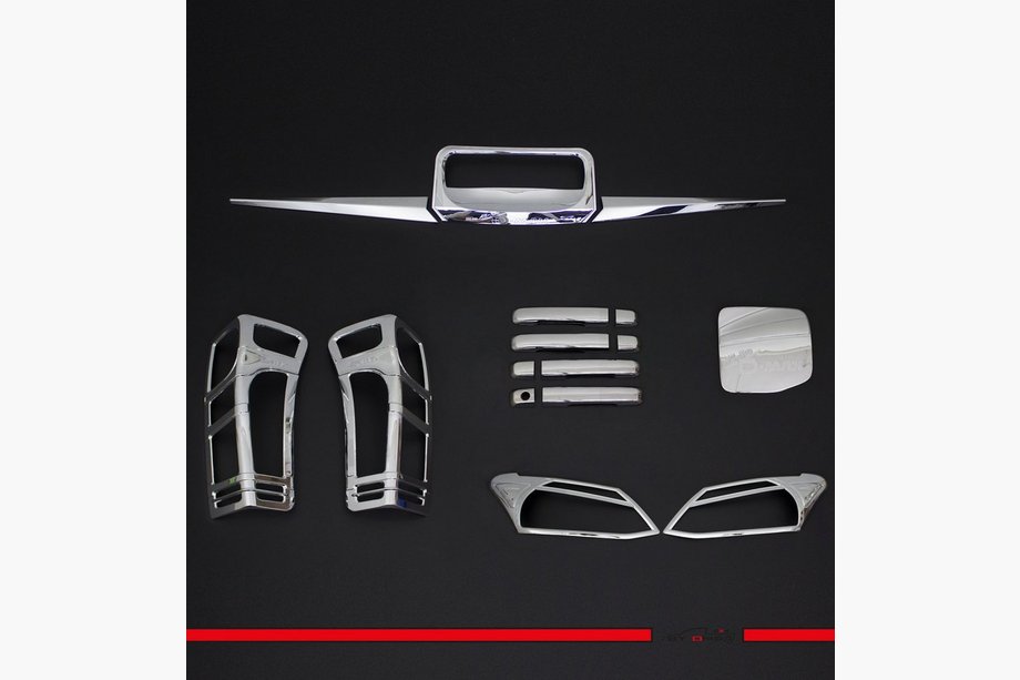 Isuzu D-Max 2011-2019 гг. Комплект Накладок (Хром ABS) Image
