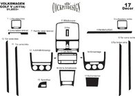 Volkswagen Jetta 2006-2011 гг. Накладки на Панель Приборов Титан фото 16