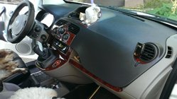 Renault Kangoo 2008–2020 гг. Накладки на Панель Приборов Алюминий фото 3