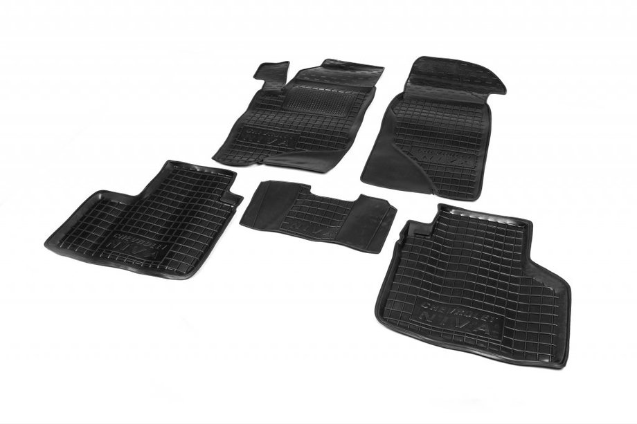 Chevrolet Niva 1998-2020 гг. Резиновые коврики с бортиком (Autogumm) Фото 1