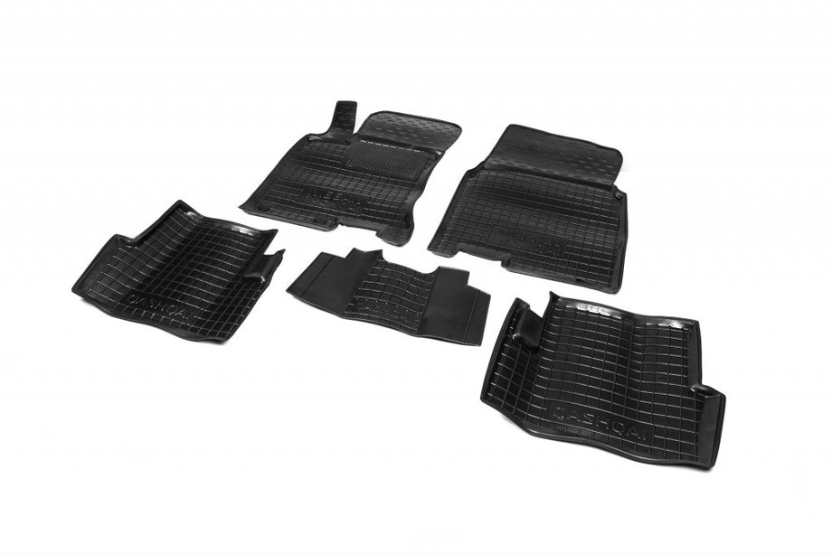Nissan Qashqai 2010-2014 гг. Резиновые коврики с бортиком (Autogumm) Фото 1