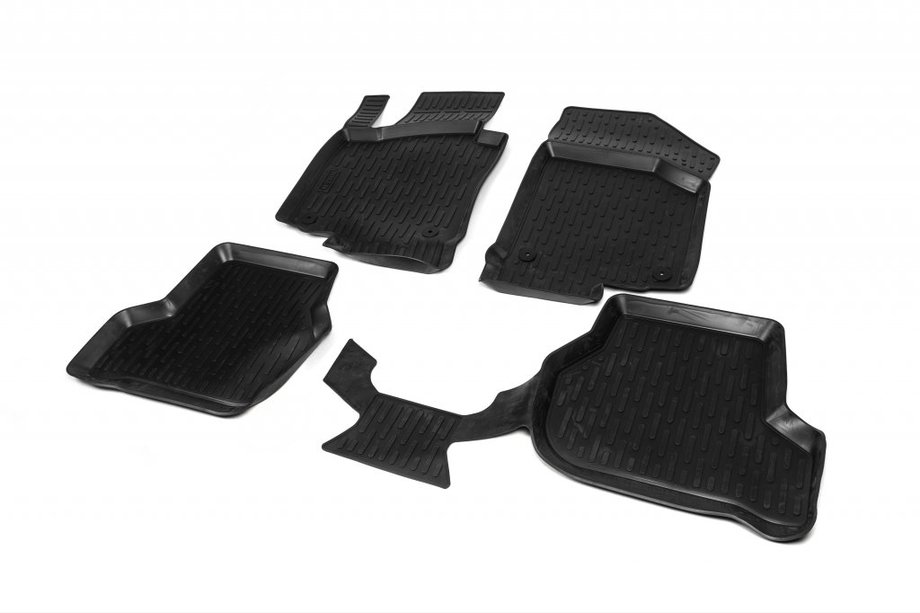Skoda Octavia II A5 2006-2010 гг. Резиновые коврики (4 шт, Niken 3D) Image