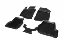 Skoda Octavia II A5 2006-2010 гг. Резиновые коврики (4 шт, Niken 3D) фото 1