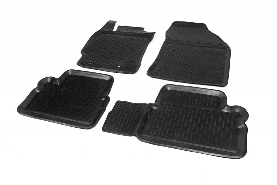 Toyota Corolla 2007-2013 гг. Резиновые коврики (4 шт, Niken 3D) Image