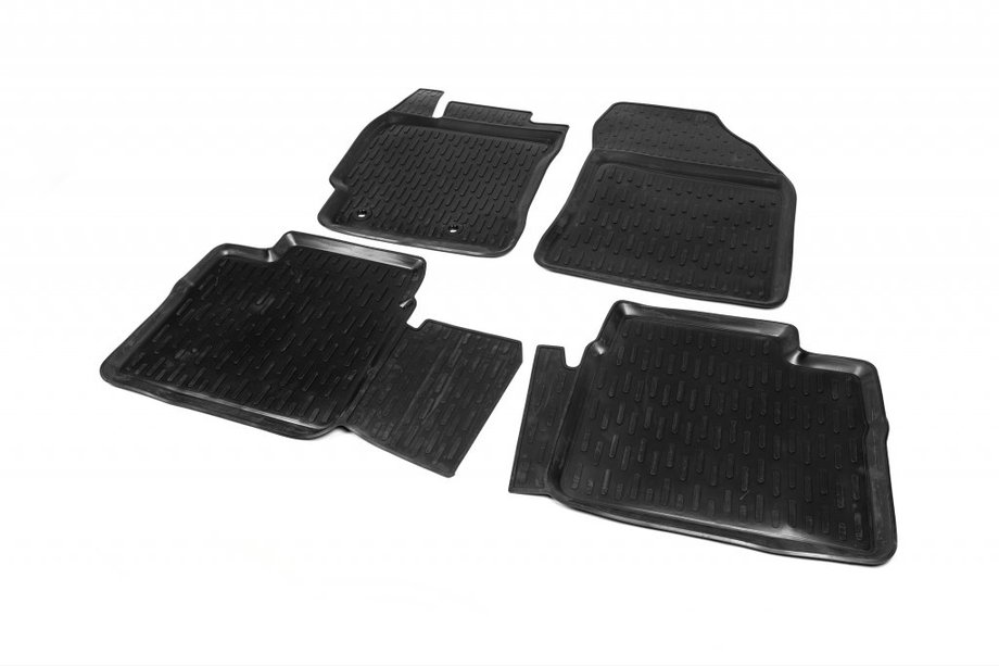 Toyota Corolla 2013-2019 гг. Резиновые коврики (4 шт, Niken 3D) Image