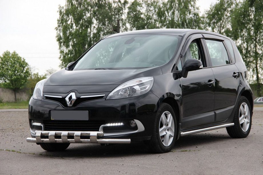 Renault Scenic/Grand 2009-2016 гг. Передняя Дуга ST015 (Нержавейка) Image