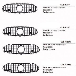 Передняя решетка радиатора (2005-2008, Diamond Silver) Mercedes CLS C219 2004-2010 гг. фото 3