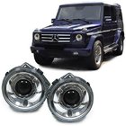 Mercedes G class W463 1990-2018 гг. Передние фары (малый тип, 1989-2006) фото 1