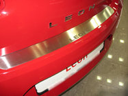 Seat Leon 2005-2012 гг. Накладка на задний бампер Natanika (нержавейка) фото 1
