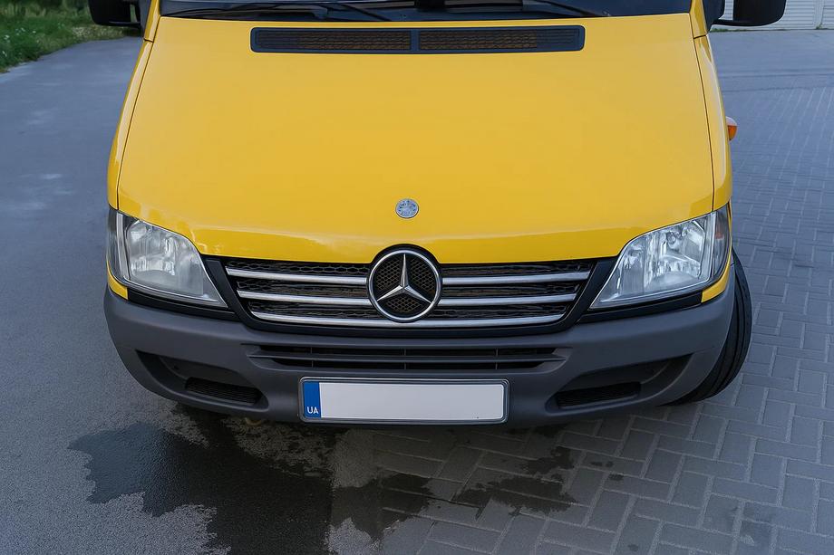 Mercedes Sprinter W901/902/903/904/905 1995–2006 гг. Хромированные накладки на рамку решетки радиатора (2002-2006, 5 частей, нержавейка) OmsaLine - Итальянская Нержавейка Фото 2