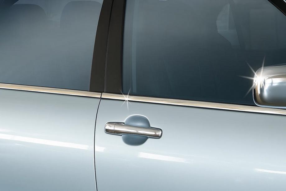 Mitsubishi Lancer 9 2004-2008 гг. Наружные Окантовки Окон Нержавеющая Сталь (4 шт) Carmos - Турецкая Нержавеющая Сталь Фото 3