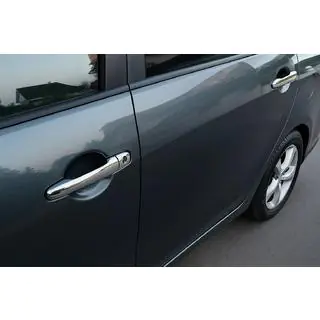 Хромированные Накладки на Ручки (4 шт., Нержавейка) Mitsubishi Grandis 2003-2011 гг. фото 1