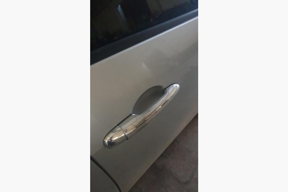 Nissan Primera P12 2002–2007 гг. Хромированные Накладки на Ручки Дверей (4 шт, Нержавейка) OmsaLine - Итальянская Нержавейка Image