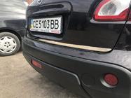 Nissan Qashqai 2007-2010 гг. Накладка на порог багажника нержавейка Carmos - Турецкая Нержавеющая Сталь фото 5