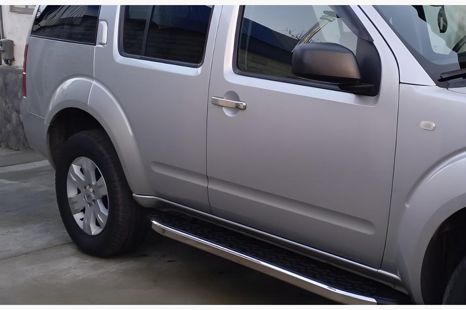 Nissan Pathfinder R51 2005-2014 гг. Хромированные Накладки на Ручки (2 шт., Нержавейка) С чипом, Carmos - Турецкая сталь Фото 4