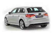 Audi A3 2012-2020 гг. Накладка над номером HB (нержавейка) фото 1