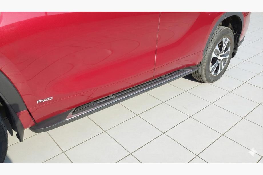 Toyota Highlander 2019- гг. Боковые Подножки OEM V1 (2 шт., Алюминий) Фото 1