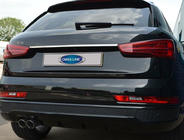 Audi Q3 2011-2019 гг. Хромированная накладка над номером (нержавейка) фото 1