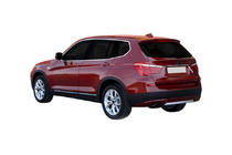 BMW X3 F25 2011-2018 гг. Накладка из нержавейки над номером фото 1