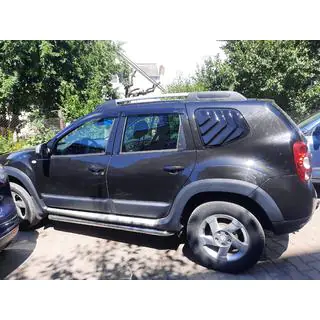 Накладки на задние окна EuroCap (2 шт, ABS) Dacia Duster 2008-2018 гг. фото 1